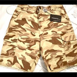 NWT Celebrity Camo Shorts